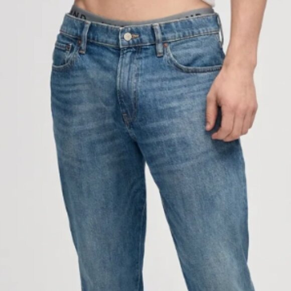 Never Worn - Lucky Brand 410 Athletic Cut Blue Jeans - 38 X 30 - Picture 2 of 4